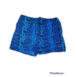 Vintage Champion Blue Swim Trunks Men Size 2XLT